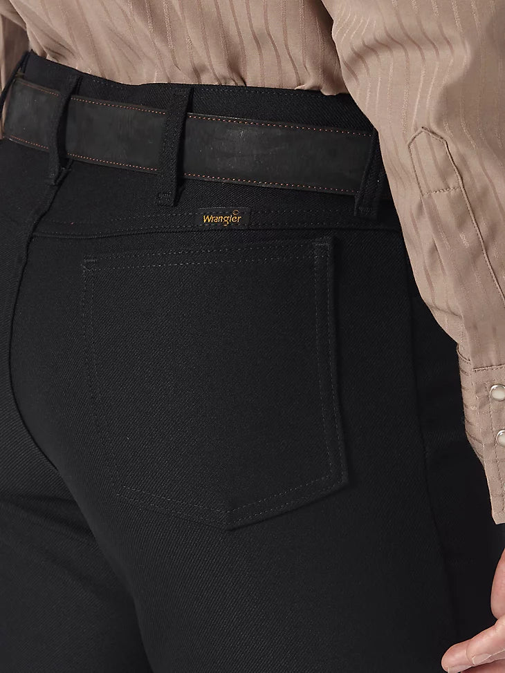 wrangler polyester dress pants Men's Wrangler Black Poly Dress Pant