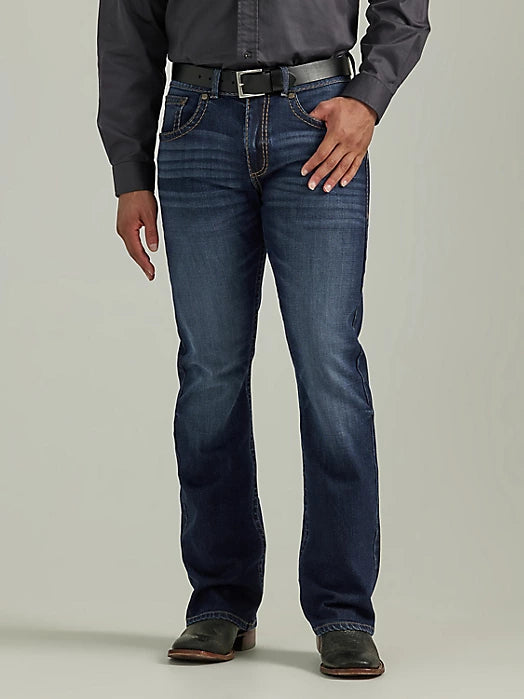 Wrangler Men's Rock 47 Slim Fit Straight Leg Jeans