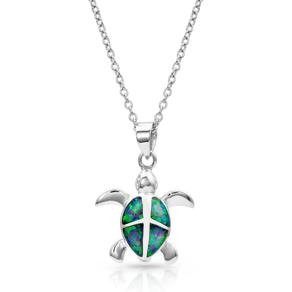 Montana Silversmiths Opal Turtle Necklace
