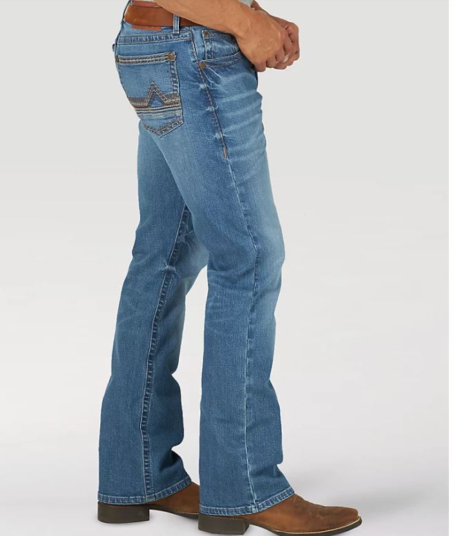 Wrangler Jeans Mens Slim Fit Bootcut Jeans Stretch Men's Wrangler