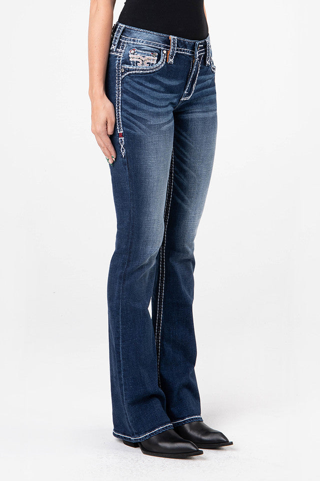 Women's Rock Revival Edorse Bootcut Jean