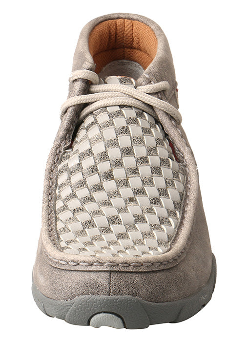 Women's Twisted X Grey Check Driving Moc | Let's Ride Boots and