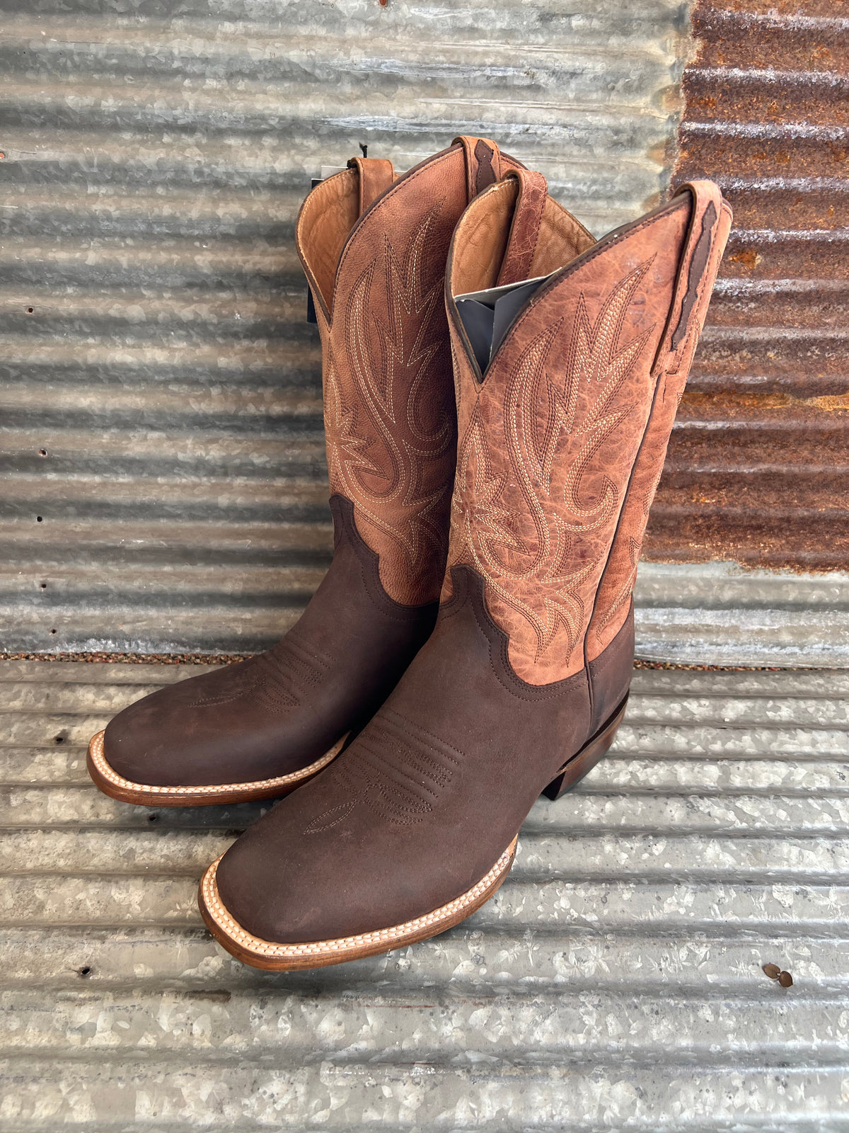 Lucchese clearance suede boots