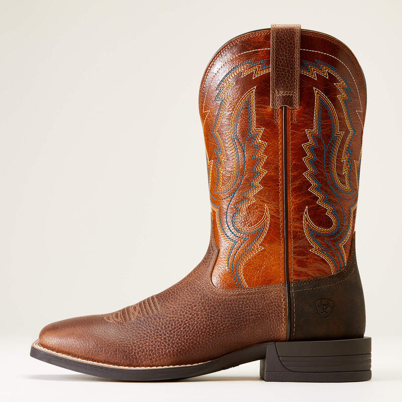 Men's Ariat Steadfast Western Brown Square Toe Boot