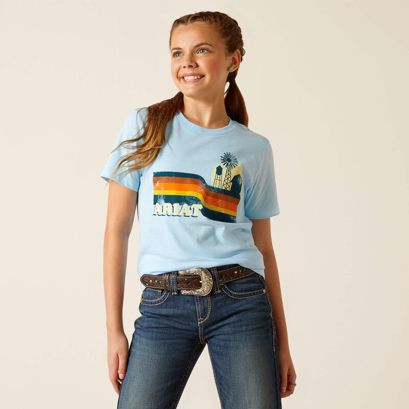 Girl's Ariat Acres Short Sleeve Graphic Tee