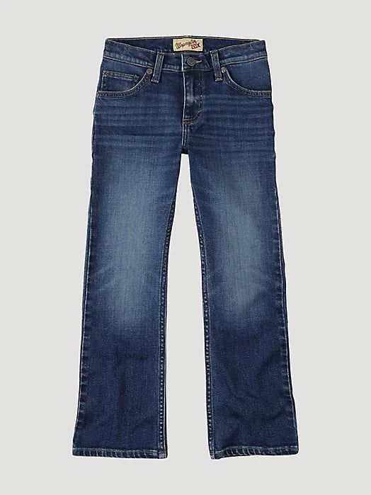 Wrangler Jeans Da Bambino 20X Vintage A Vita Bassa E Gamba Boot Cut - Denim Resistente Per Toddler, Colore Glasgow, Taglia 2T