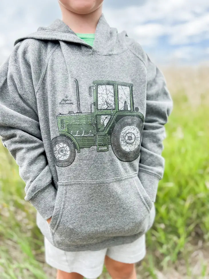 Kid's American Farm Company Green Tractor Hoodie
