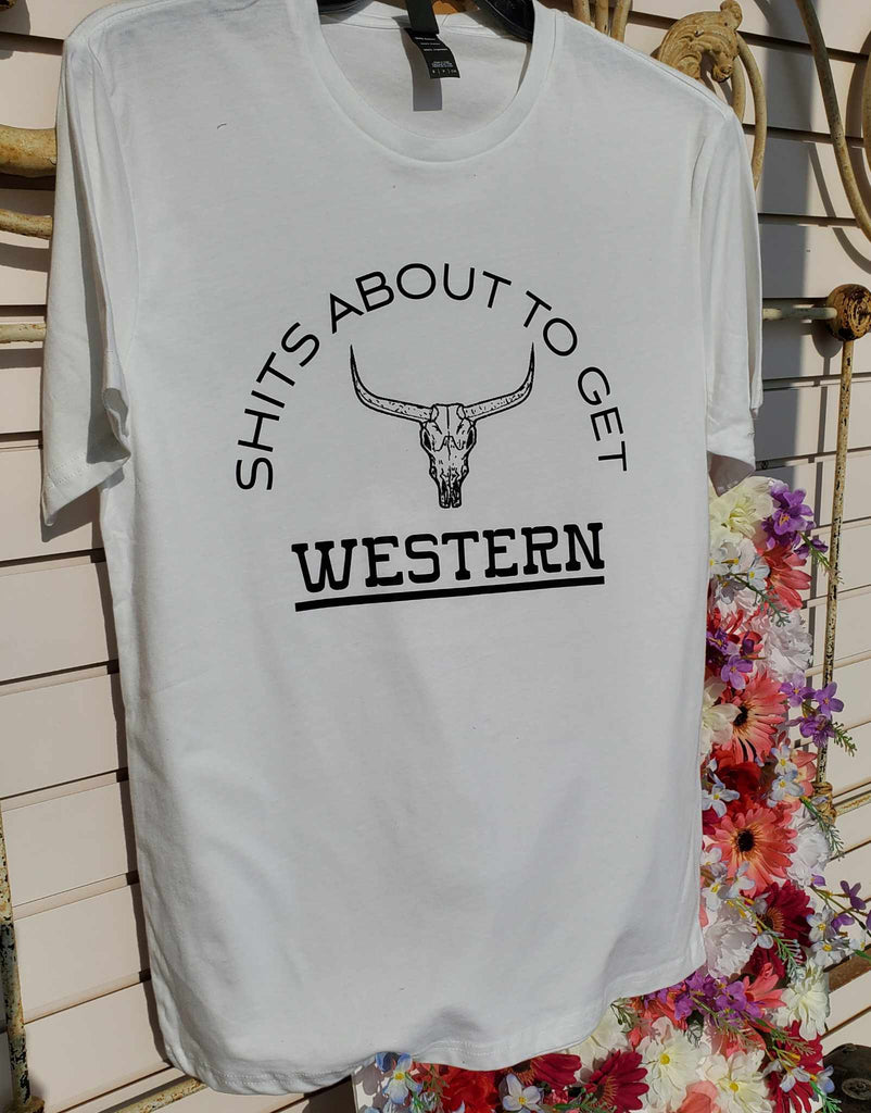 Women's About to Get Western Graphic Tee