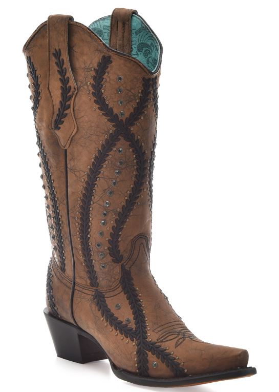 Women's Corral Embroidery & Crystals Boot