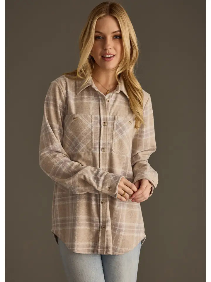 mauve dress shirt Camisa Abotonada Dawson - Color de Malva