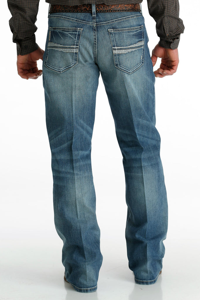 Men's Cinch Grant Mid-Rise Bootcut Stone Wash Jean