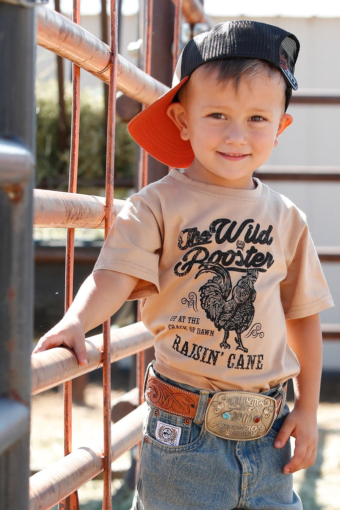 Boy's Cinch Wild Rooster Graphic Tee