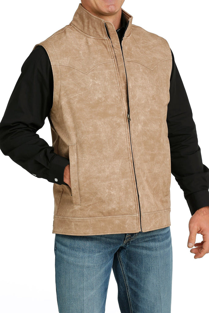 Men's Cinch Conceal Carry Bonded Khaki Vest