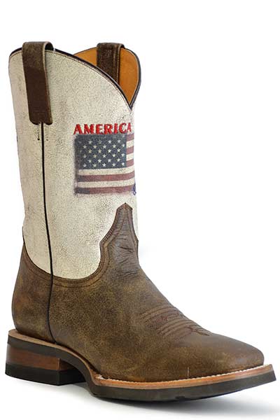 Men's Roper America Strong Flag Boot