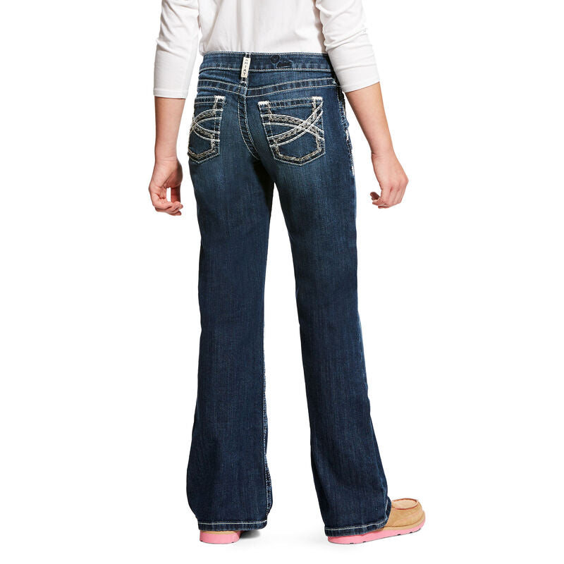 Girl's Ariat Entwined Boot Cut Jean