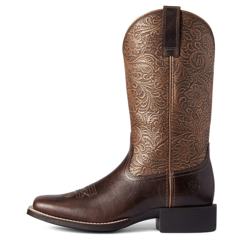 Women's Ariat Round Up Wide Square Toe Western Boot