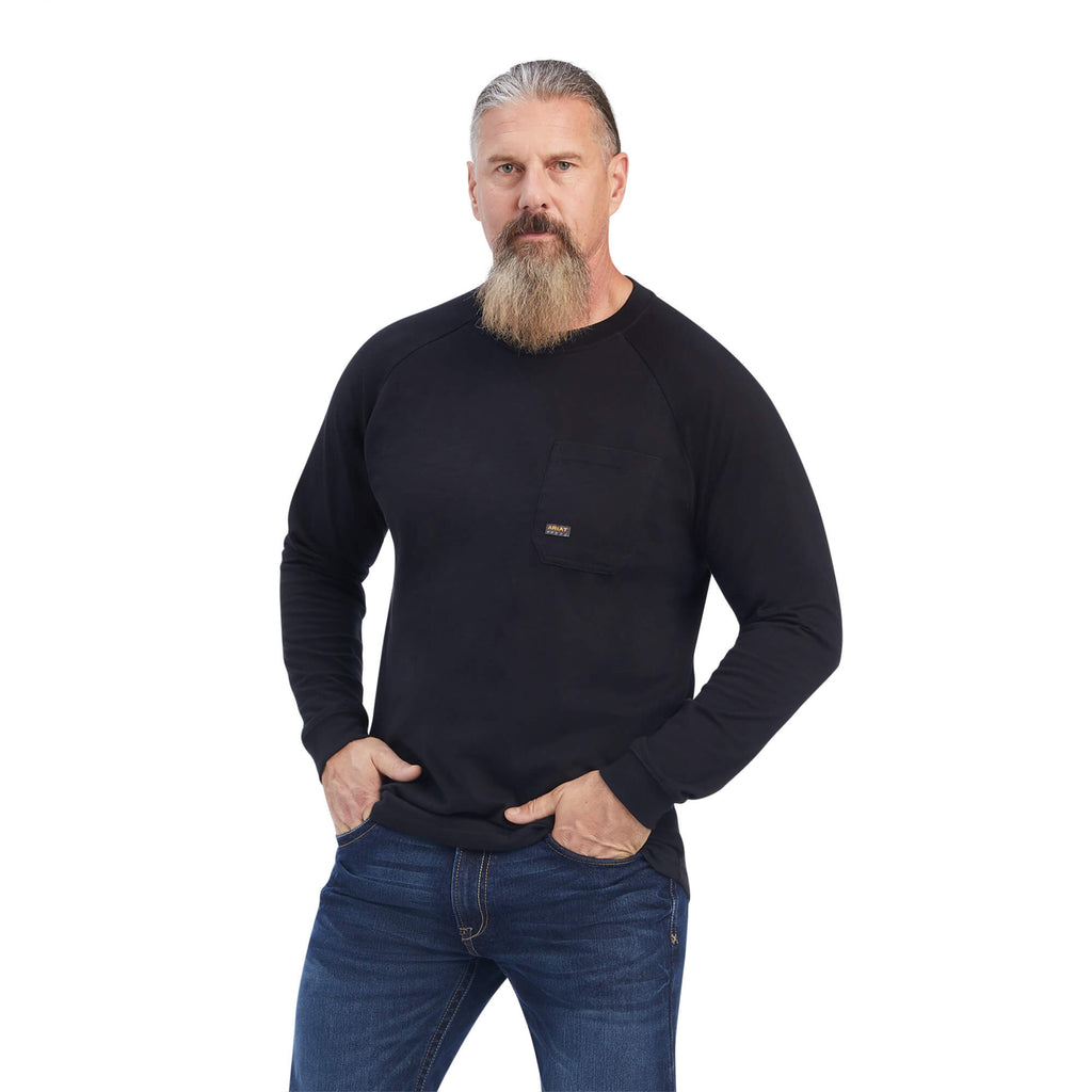 Men's Ariat Rebar Cotton Strong Long Sleeve Tshirt
