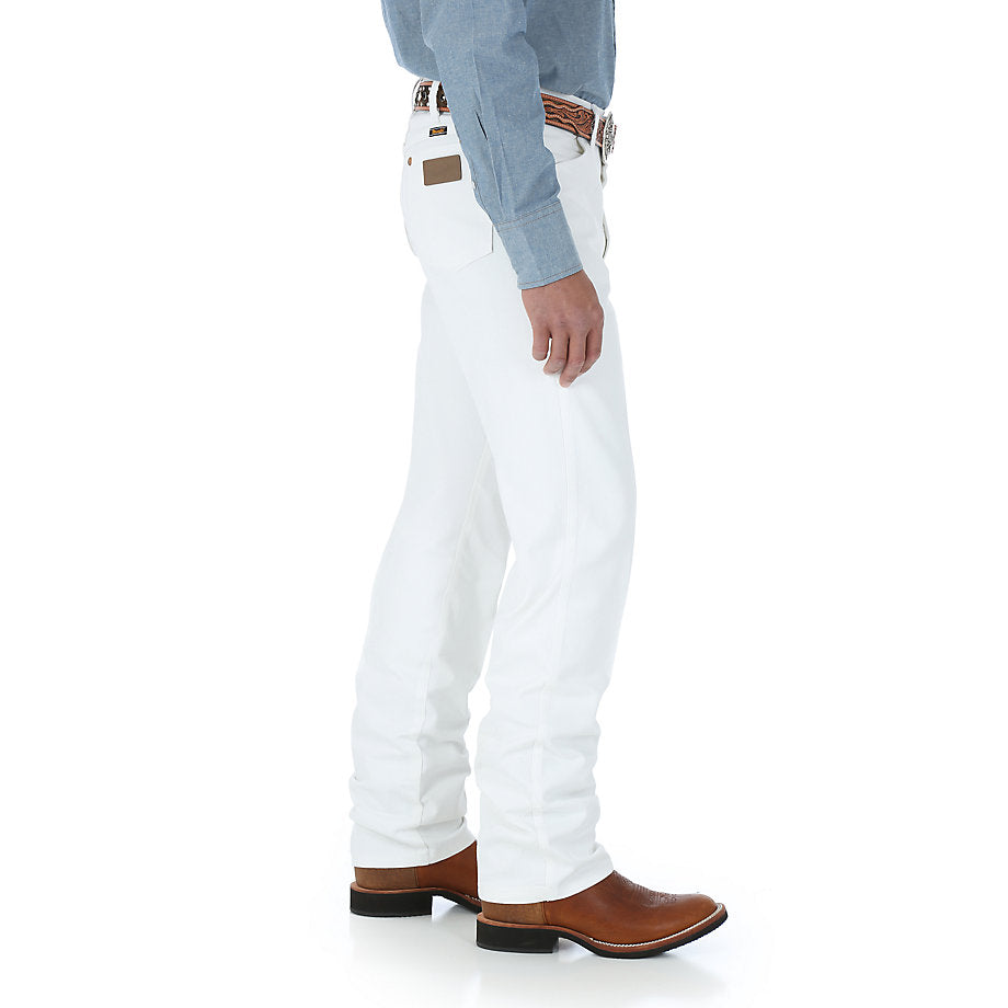 Men's Wrangler Cowboy Cut Original Fit White Jean