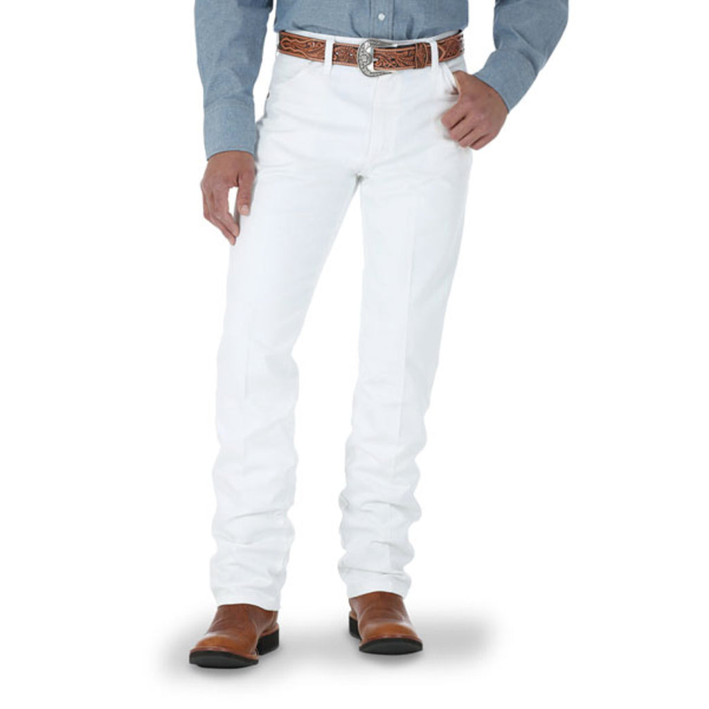 Men's Wrangler Cowboy Cut Original Fit White Jean