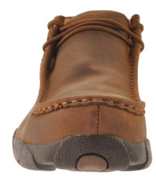 Men's Twisted X Distressed Brown Saddle ESD Work Driving Moc