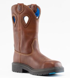 Men's Steel Blue Blue Heeler Western Style Safety Boot