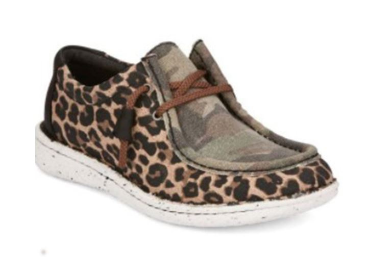 Women's Justin Hazor Leopard Camo Print Shoe