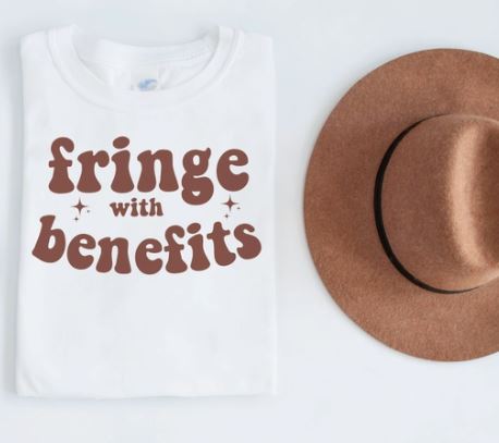 Women's "Fringe With Benefits" Graphic Tee