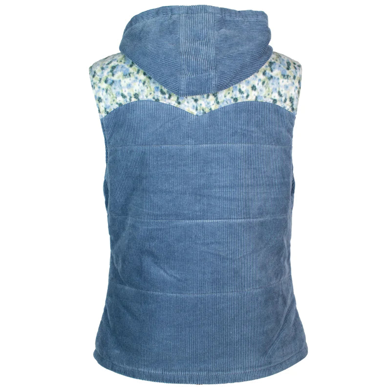 Women's Hooey Blue Floral Print Vest