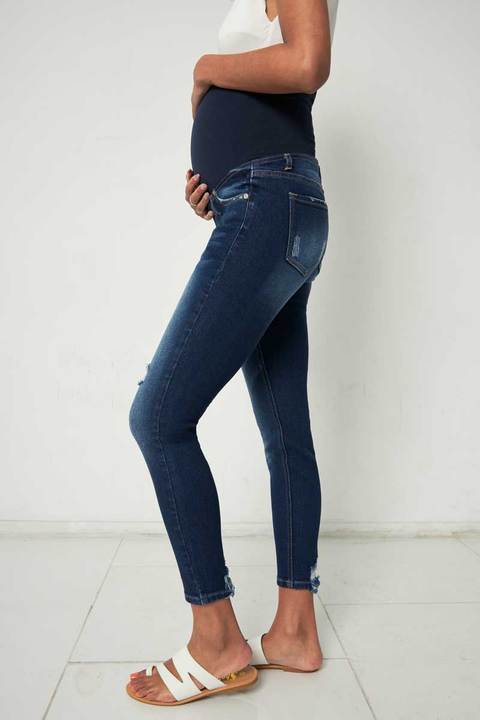 Women's Kancan Maternity Ankle Skinny Jean