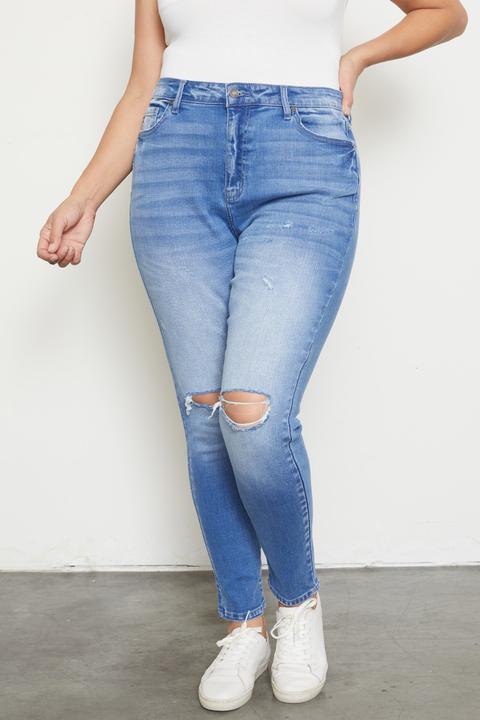 Women's Kancan Gweb Ultra High Rise Skinny Jean- Plus Sizes