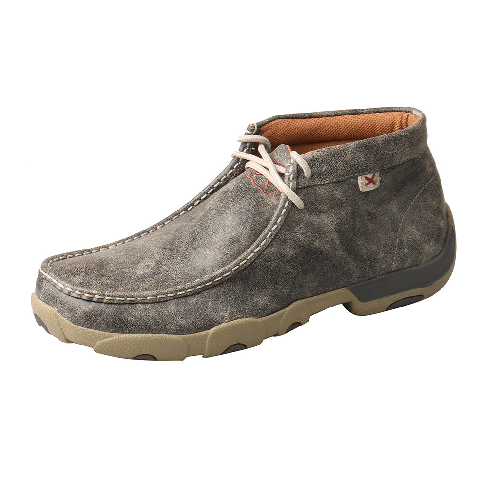 Men's Twisted X Grey Driving Moc