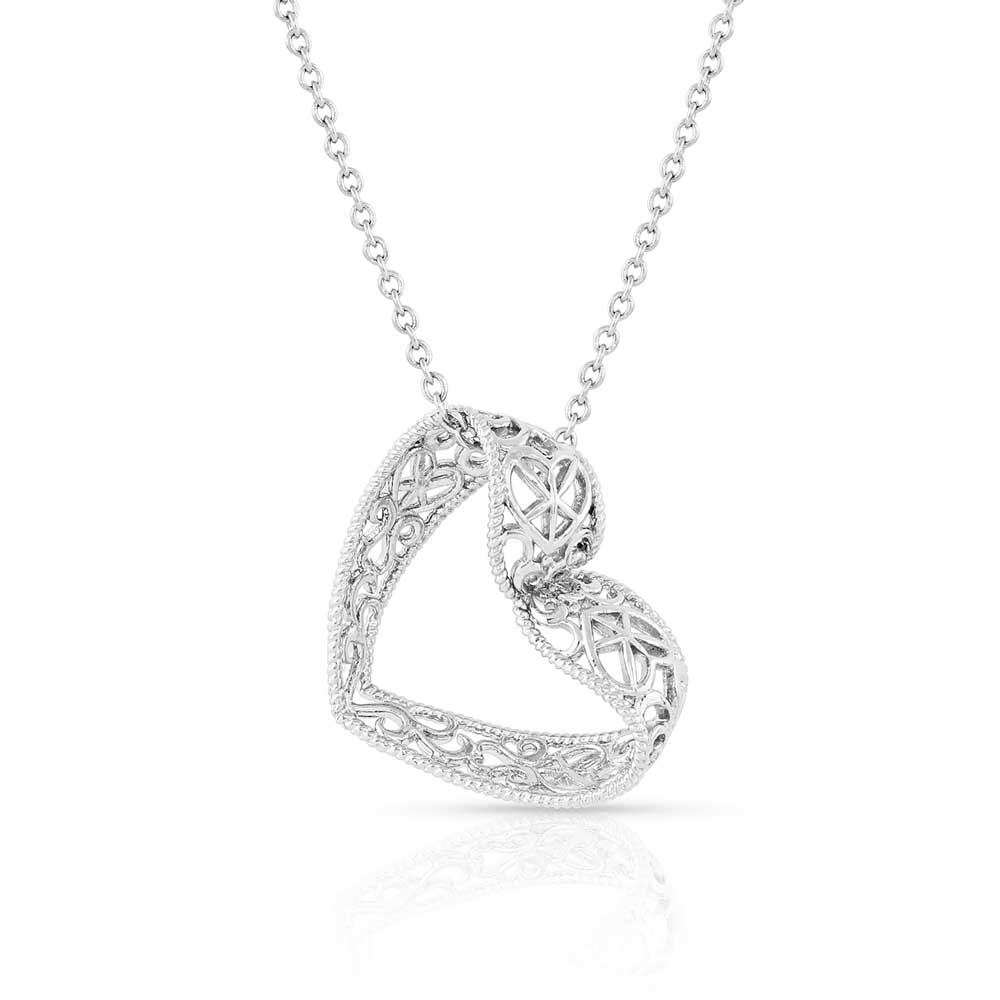 Montana Silversmith Hanging By a Heartstring Silver Necklace