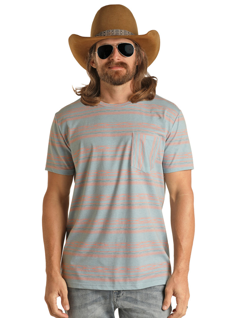 Men's Rock and Roll Dale Brisby Crew Neck Shirt