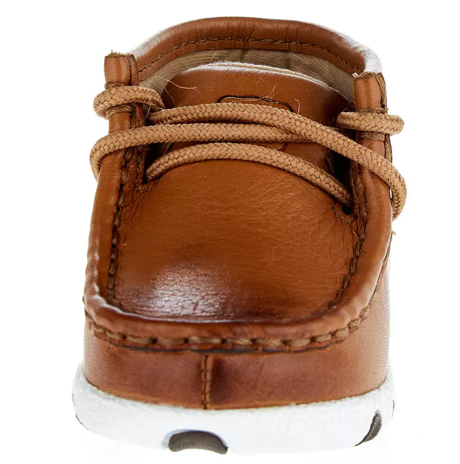 Infant Twisted X Tan Leather Driving Moc