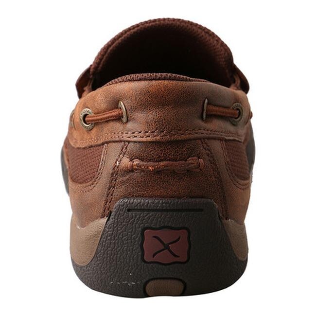 Men's Twisted X Driving Moc Brown Leather