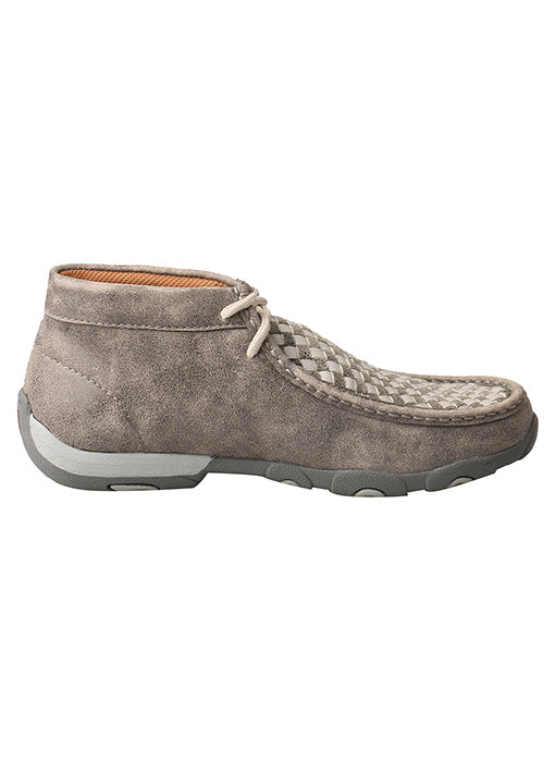 Women's Twisted X Grey Check Driving Moc