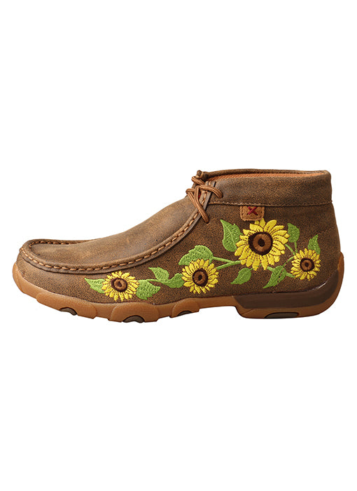 Women's Twisted X Sunflower Driving Moc