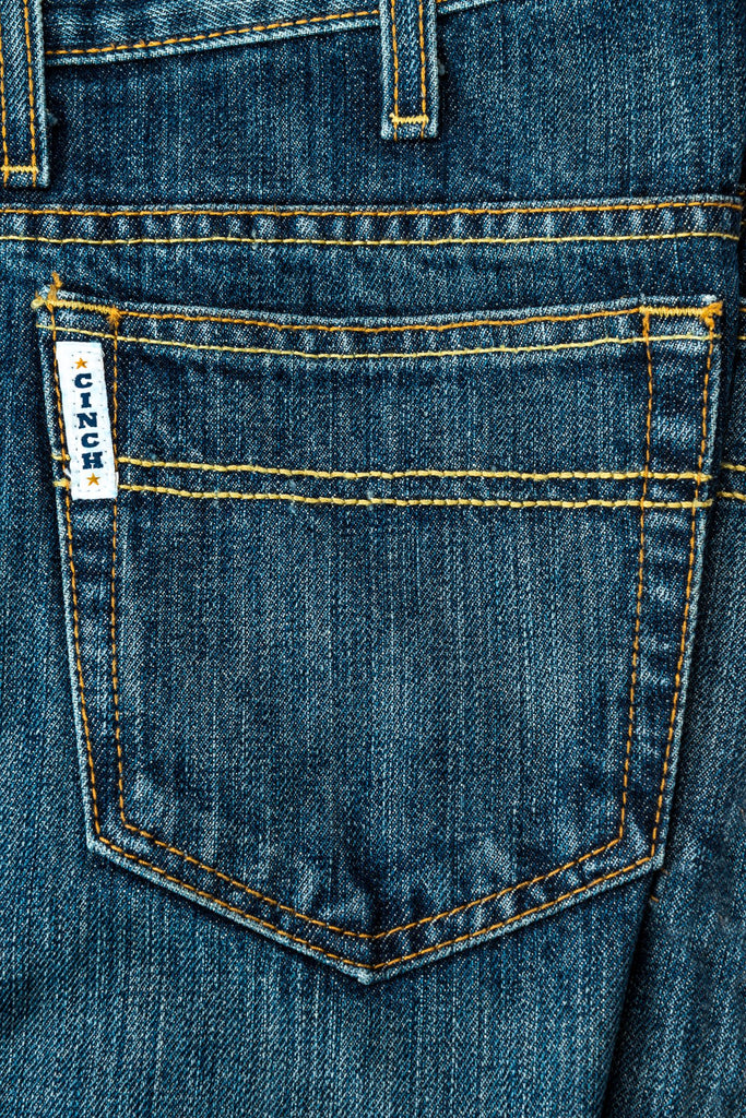 Cinch® Men's White Label Dark Stonewash Relaxed Fit Jeans