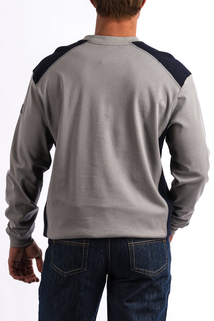 Men's Cinch FR Grey Long Sleeve Shirt