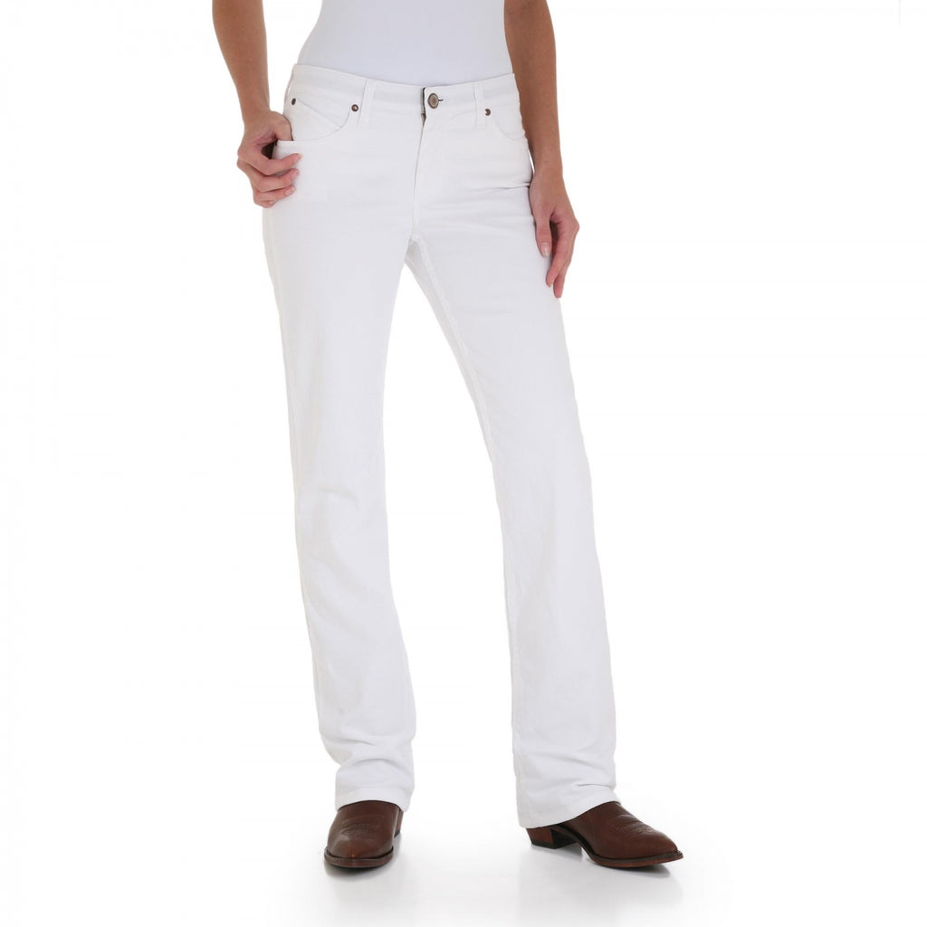 Women's Wrangler Q-Baby White Jean